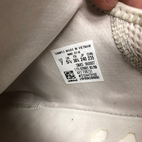 Womens Adidas NMD R1 Grey Lime Size 7 - Picture 6 of 6